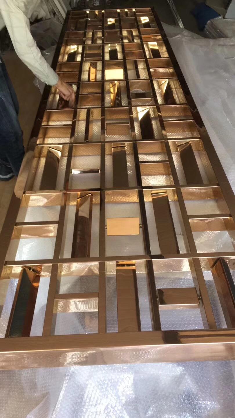 南京仿古銅不銹鋼花格 裝飾性非常強(qiáng)的不銹鋼花格